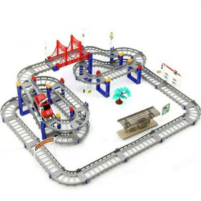 Bộ đồ chơi lắp ráp đường đua ô tô 88 chi tiết