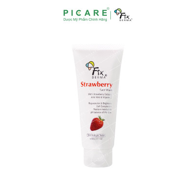 Sữa Rửa Mặt Fixderma Chiết Xuất Dâu Tây Strawberry Face Wash 75g