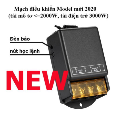 Công Tắc Điều Khiển Từ Xa 220V - 100M 30A: Hiệu Suất Đỉnh Cao với Loại Tốt, Nút Học Lệnh và Công Suất Lớn