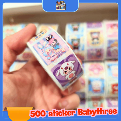 500 Sticker BABY THREE - BÉ BA siêu hot khen thưởng khích lệ cho bé