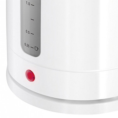 Ấm Đun Nước Siêu Tốc Kettle Melitta Easy Aqua (1.7L) - Trắng - Hàng nhập khẩu chính hãng  từ Đức