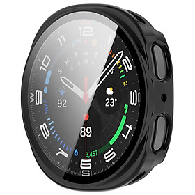 Ốp Case PC Mặt Kính Cường Lực chống va đập cho Samsung Galaxy Watch8 40mm / 44mm - Hàng Chính Hãng