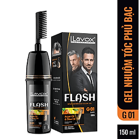 Gel Lược Nhuộm Phủ Bạc Argan Oil & Olive Oil  Flash