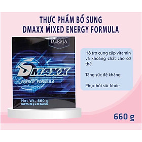 DMAXX thức uống bổ sung vitamin năng lượng có đường DAMODE 57 gói màu xanh mỗi gói 22gr