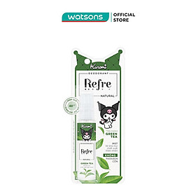 Xịt Khử Mùi Refre Natural 30ml - Hương Trà Xanh