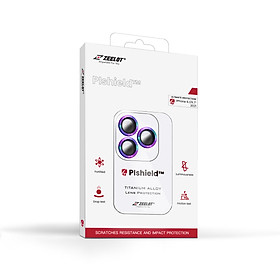 Kính Cường Lực cho Camera Lens Zeelot Titanium Plshield  Dành Cho iPhone 13 Pro Max / 13 Pro_ Hàng Chính Hãng