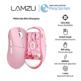 Chuột không dây siêu nhẹ Lamzu Atlantis Mini Champion Edition - Hỗ trợ 8KHz - Hàng Chính Hãng