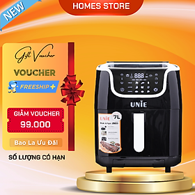Nồi Chiên Hơi Nước Unie STEAM US6800 Tiêu Chuẩn Đức Công Suất 1700W Dung Tích 7L- Hàng Chính Hãng