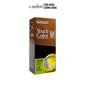 Nhuộm Phủ Bạc Cao Cấp Lavox 60ml x 2 - L3 - Nâu Hạt Dẻ