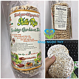 Bánh gạo lứt nguyên hạt Hello Rice, bánh gạo lức ăn kiêng giảm cân thực dưỡng