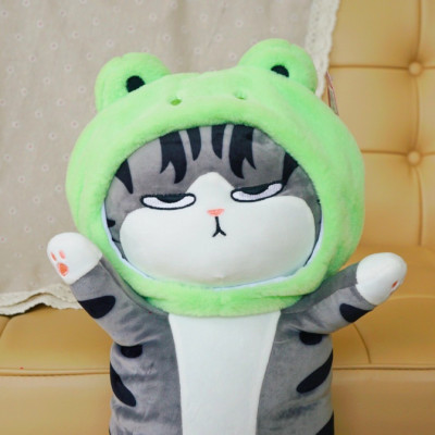 Thú nhồi bông mèo hoàng thượng cosplay form dài - Size từ 65cm đến 110cm- Quà tặng gấu bông mèo nhồi bông dễ thương - Gối ôm mềm mịn cho bé.