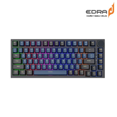 Bàn phím cơ có dây gaming EDRA EK375V2 - Alpha - Hàng Chính Hãng