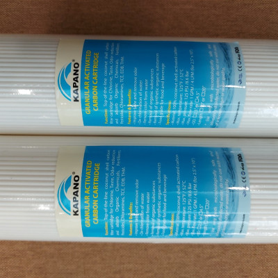 Lõi lọc than hoạt tính dạng hạt GAC (UDF) 20″ Kapano - Hàng chính hãng