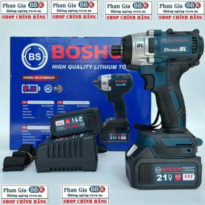 [chính hãƞg] Máy chuyên vít Boshun BS-CV380NCP , Không chổi than, Pin 10 cell, Sản phẩm bảo hành chính hãƞg.
