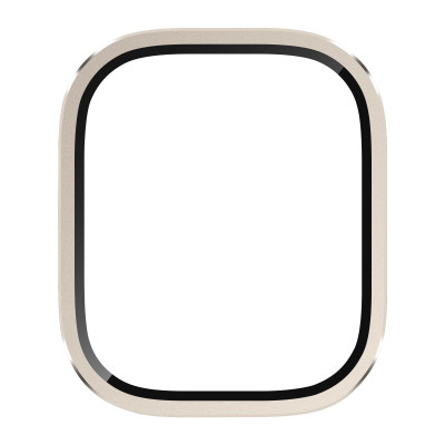 Miếng Dán Màn Hình Kính Cường Lực Tích Hợp Khung Viền Kim Loại cho Apple Watch Ultra / Apple Watch Ultra 2 49mm - Hàng Chính Hãng