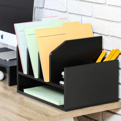 Kệ sách gỗ kệ sách mini trang trí bàn làm việc SMLIFE Ashley