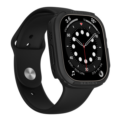 Ốp Case Đen và Trong Suốt cho Apple Watch Ultra / Apple Watch Ultra 2 49mm - Hàng Chính Hãng
