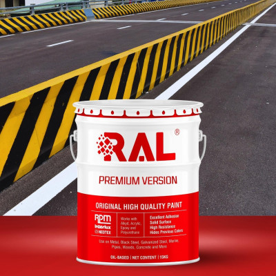 Sơn bó vỉa phản quang Acrylic RAL RASIDE REFLECTIVE - 5KG