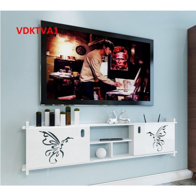 Kệ tivi treo tường thiết kế đơn giản VDKTA1 _ Nội thất lắp ráp