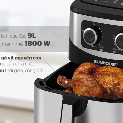 Nồi chiên không dầu Sunhouse SHD4035 - Hàng Chính Hãng