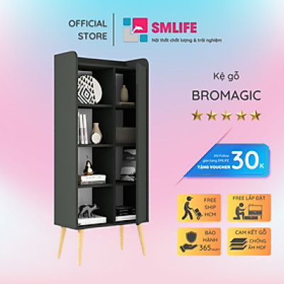 Kệ sách trang trí kiểu nhỏ gọn SMLIFE Bromagic