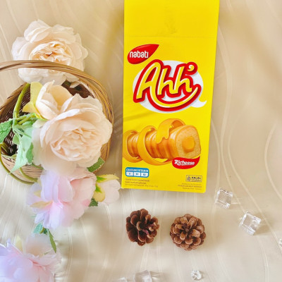 Bánh xốp phô mai Richeese Ahh hộp (10 cây x 9g)- Viettin Mart