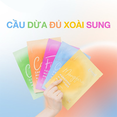 Mặt nạ sinh học Emmié By Happyskin Microfiber Mask (1 miếng) - Hàng chính hãng
