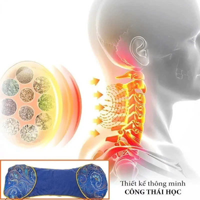 Gối Điện Ngải Cứu Thảo Dược Làm NóngMassage – Xua Tan Đau Mỏi Vai Gáy Cực Nhanh