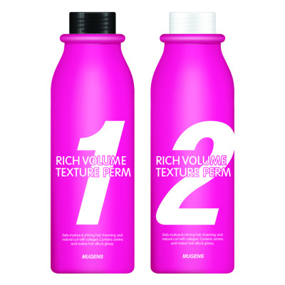  Uốn thảo dược đa năng uốn nóng và uốn lạnh Mugens Rich Volume 2x500ml + Móc khóa