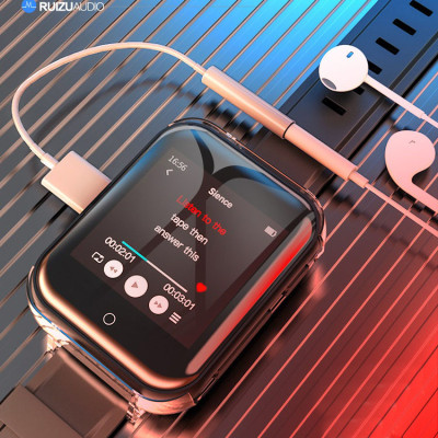 Máy Nghe Nhạc Smart Watch MP3 Màn Hình Cảm Ứng Bluetooth Ruizu M8 Bộ Nhớ Trong 8GB Cao Cấp AZONE - Hàng Chính Hãng