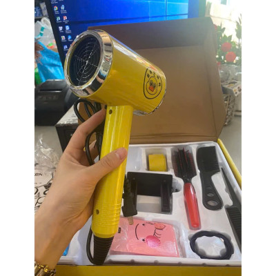 Dụng Cụ Làm Đẹp - Máy Sấy Tóc Mini Hình Con Vịt Vàng Loại Xịn, Siêu Dễ Thương Nóng Lạnh 3 Tốc Độ Gió.