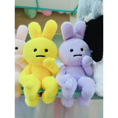 Gấu bông thỏ suy tư, thú nhồi bông thỏ trầm cảm cao cấp 40cm