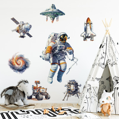 Sticker Giấy Dán Tường Decal Dán tường Tranh Dán Tường Trang Trí Tường Mẫu Thám Hiểm Mặt Trời ZDB-2735