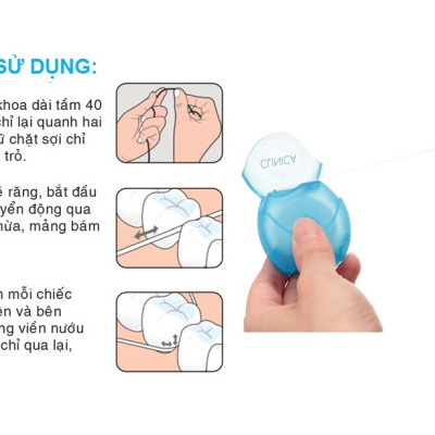 Chỉ nha khoa Clinica Advantage 40m hàng nội địa Nhật Bản