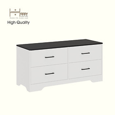 HAPPY FURNITURE , Tủ lưu trữ 4 ngăn kéo - SAFA , THK_326 , 120cm x 45cm x 57cm DxRxC
