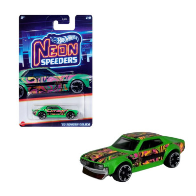 Đồ Chơi Siêu Xe Hot Wheels Neon Speeders - 70 Toyota Celica HRW67/HLH72