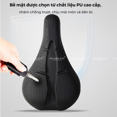 Bọc Đệm Xe Đạp Chống Đau Mông Cao Su GEL AIR lưới tổ ong mặt dưới cho đệm yên 28x17 cm, Mềm Chống Nước Địa Hình Phụ Kiện - Mai Lee