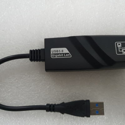 Cáp Chuyển USB 3.0 To Lan 10/100/1000 Mbps Gigabit - Cáp USB to LAN 3.0 Gigabit - Hàng chính hãng