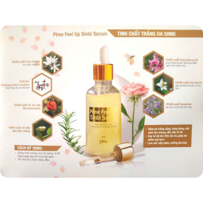Tinh chất dưỡng trắng da Pime Feel Up Sinbi Serum 50ml