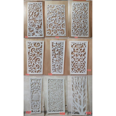 Vách Ngăn Bình Phong Họa Tiết Hiện Đại - Nội thất lắp ráp
