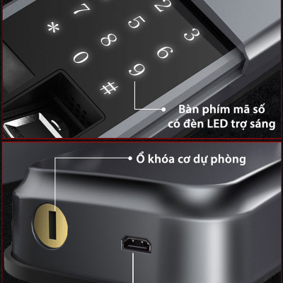 Khóa thông minh lắp đặt ngoài trời Kitos KT-DL07