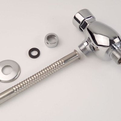 Van xả tiểu nhấn nam, chất liệu Đồng mạ Chrome Eurolife EL-XT140 (Trắng bạc)