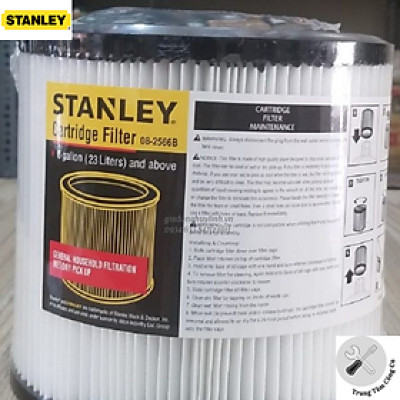 Lọc bụi model 08-2566B dùng cho máy hút bụi công nghiệp Stanley SL19117, SL19199P, SL19157, SL19501P-12A, SL19501-12B, SL19199-16A( Hàng chính hãng)