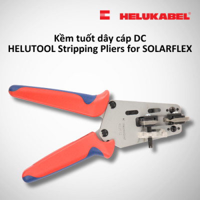 Kềm tuốt dây cáp DC HELUKABEL HELUTOOL Stripping Pliers for SOLARFLEX