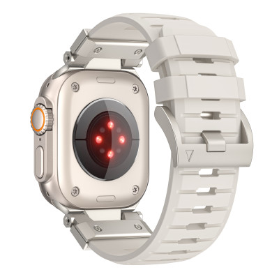 Dây Cao Su Fluororubber cho Apple Watch Ultra 1/2 & Apple Watch Series 1/2/3/4/5/6/7/8/9/SE1,2 Size 42/44/45/49mm - Hàng Nhập Khẩu