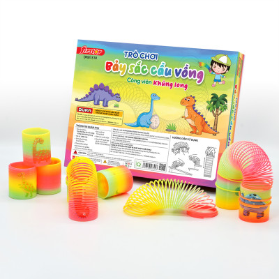 Đồ chơi Duka: Trò chơi bảy sắc cầu vồng - Công viên khủng long DK81318