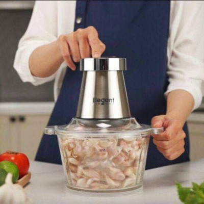 Máy xay thịt đa năng Elegant FC-J08 công suất 350W, cối thủy tinh 1.8L - Hàng chính hãng