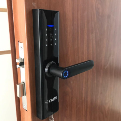 Khóa Vân Tay Kaimi S12- Viền Đồng