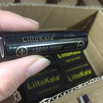 Pin sạc 18650 LiitoKala lii-22A 2200mAh Hàng Chính Hãng