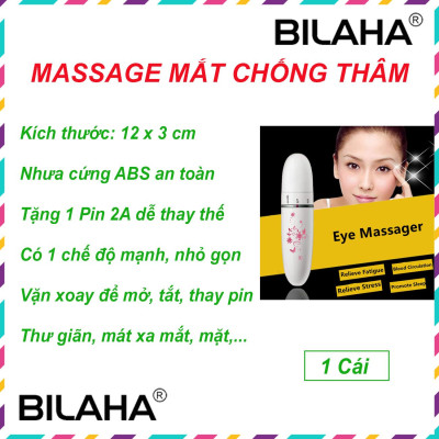 Máy Massage Mắt Chiếc Bút Chống Thâm Quầng, Thư Giãn Mắt Mini 208 - Có Hàng Sẵn (Xả Kho) (Hàng Chính Hãng)